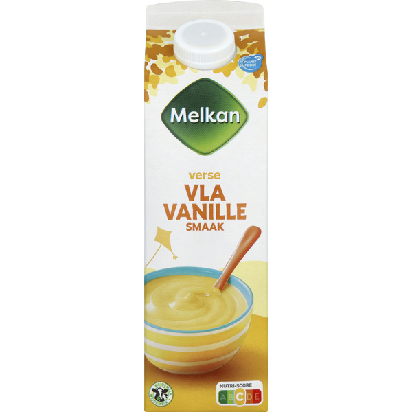 Melkan Vanillevla voorkant