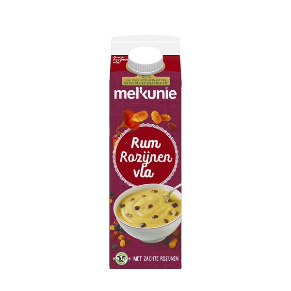 Melkunie Fruitvla Rum/Rozijn voorkant