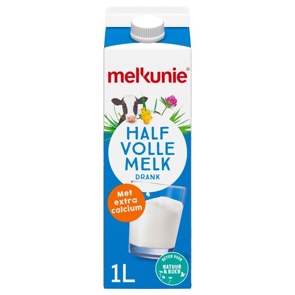 Melkunie Halfvolle Melk Calcium voorkant