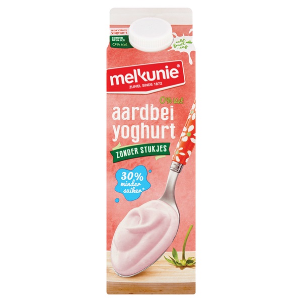 Spar Melkunie Magere Yoghurt Aardbei Zonder Stukjes Je Vindt Het Bij Spar