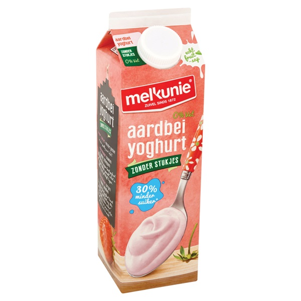 Spar Melkunie Magere Yoghurt Aardbei Zonder Stukjes Je Vindt Het Bij Spar