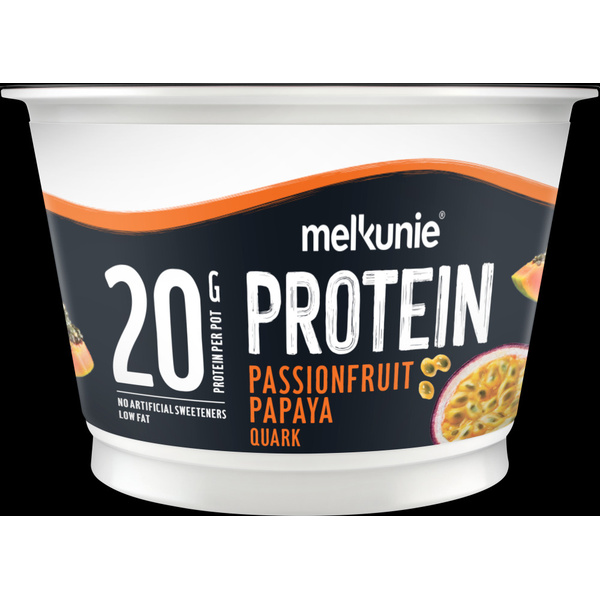 Melkunie Melkunie Protein Passionfruit Papaya Quark 6x200G voorkant