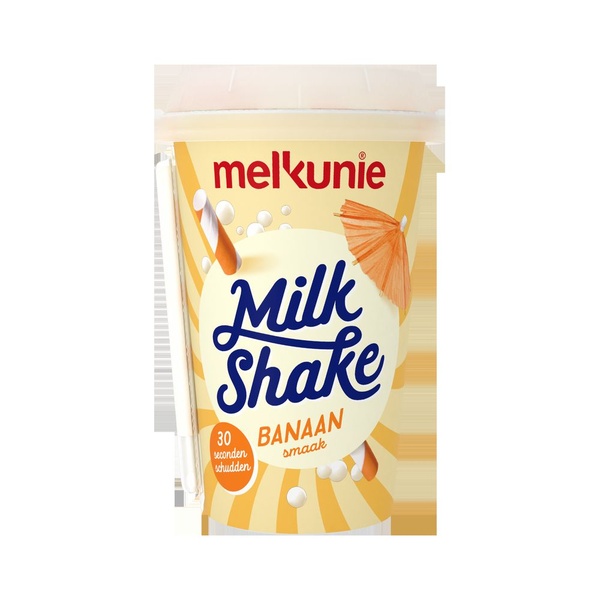 Melkunie milkshake banaan voorkant