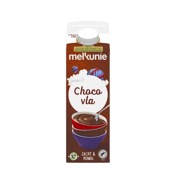 Melkunie Vla Chocolade voorkant
