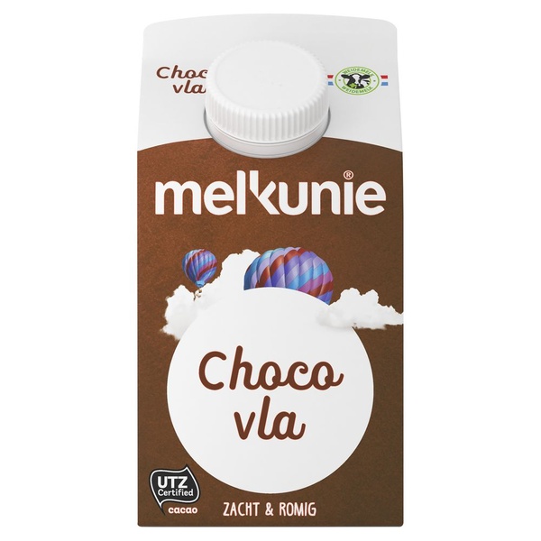 Melkunie Vla Chocolade voorkant