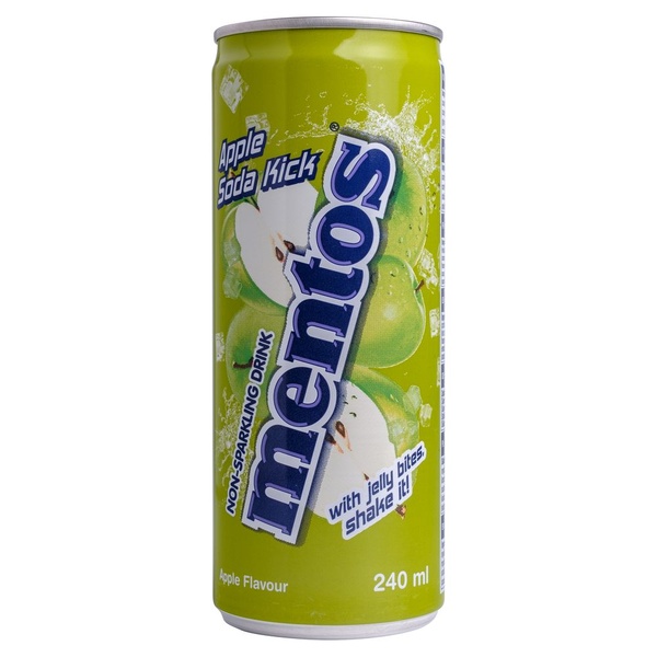 Mentos apple soda kick voorkant