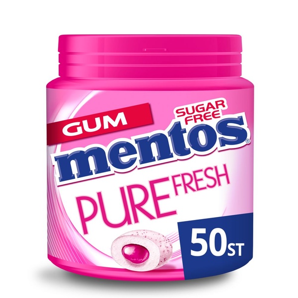Mentos kauwgom pure fresh bubble voorkant