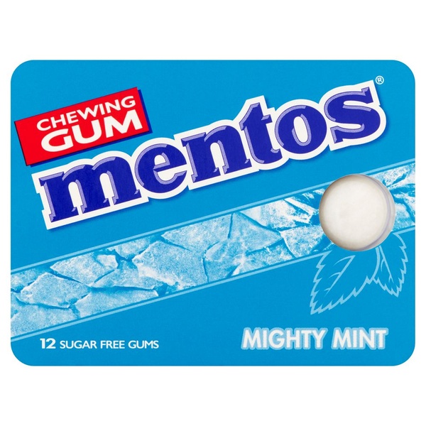 Mentos mighty gum single voorkant