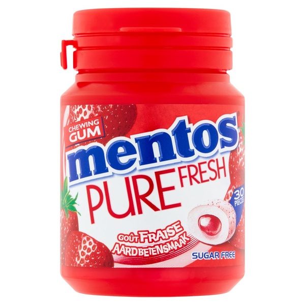 Mentos strawberry voorkant