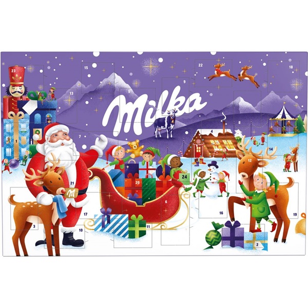 SPAR Milka adventskalender je vindt het bij SPAR