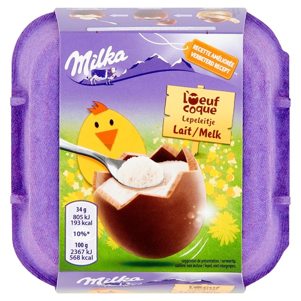 Milka lepelei melk voorkant