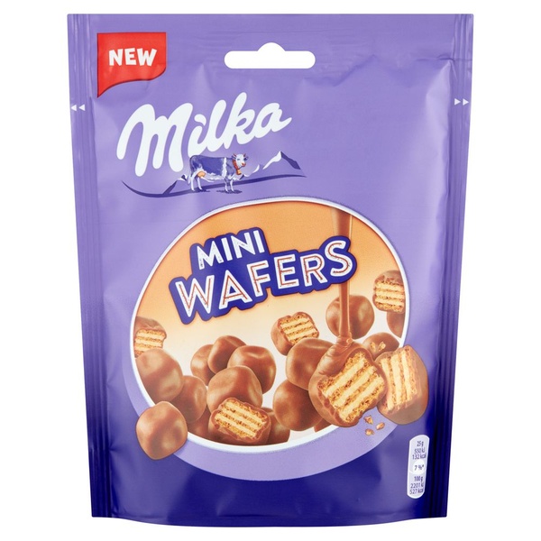 Milka Milka mini wafers voorkant