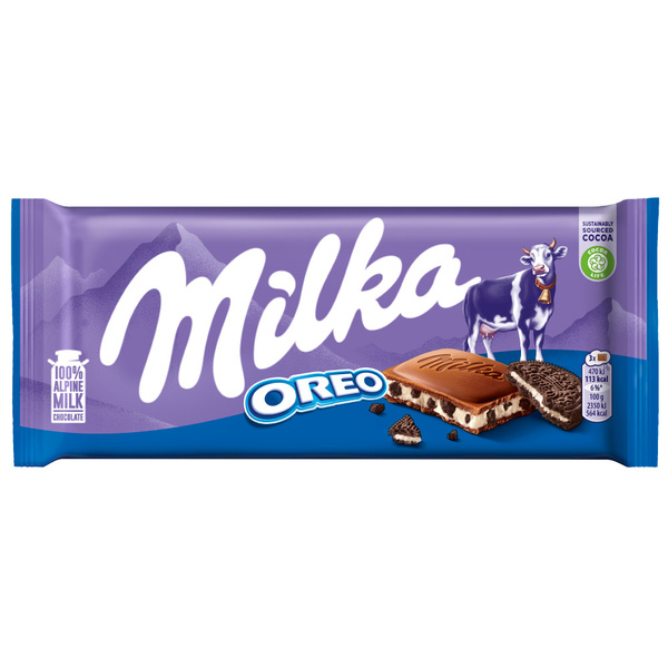 Milka tablet oreo voorkant
