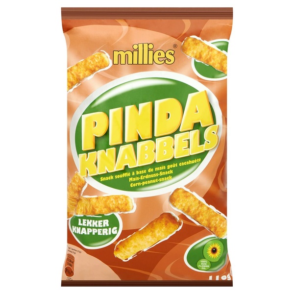 Millies pindaknabbels voorkant