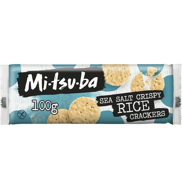Mitsuba rice crackers sea salt crispy voorkant