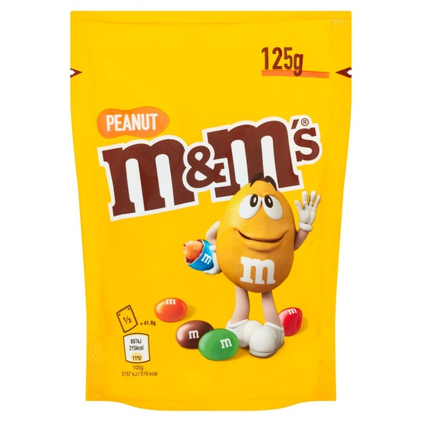 M&M'S Melkchocolade met pinda's  voorkant