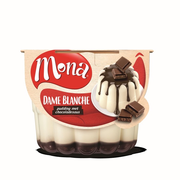 Mona Pudding Dame Blanche voorkant