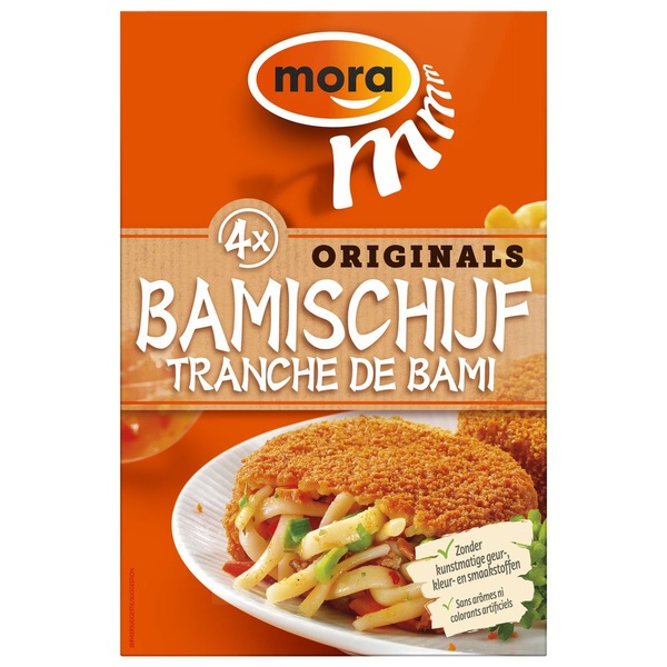 Mora bamischijven 4 stuks voorkant