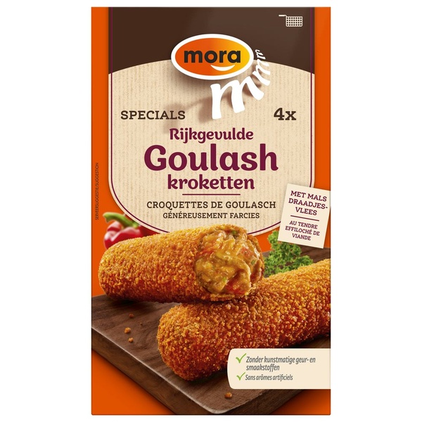 Mora kroket goulash voorkant