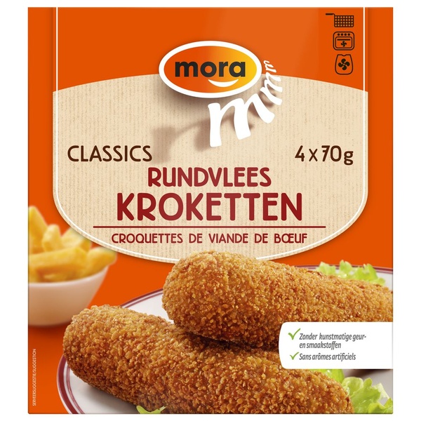 Mora rundvlees kroket ovengeschikt voorkant