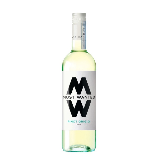 Most Wanted Most Wanted Pinot Grigio achterkant