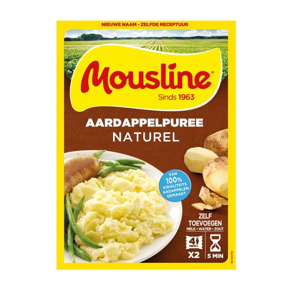 Mousline aardappelpuree naturel voorkant