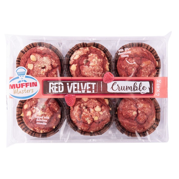 Spar Muffin Masters Red Velvet Crumble Cake Je Vindt Het Bij Spar 1133