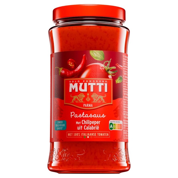 Mutti pastasaus peperoncino voorkant