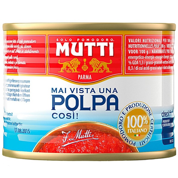 Mutti tomatenpulp fijn voorkant