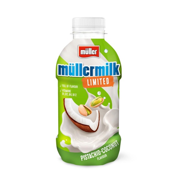 Müller müllermilk pistachio coconut voorkant