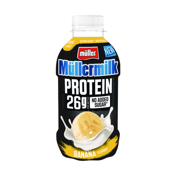 Müller  müllermilk  protein banaan voorkant