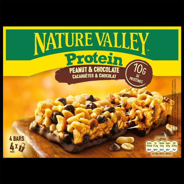 Nature Valley Nature Valley Mueslireep Protein Peanut & Chocolate voorkant