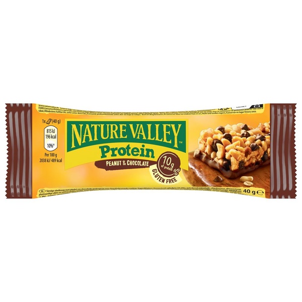 Nature Valley proteinreep pinda chocolade voorkant