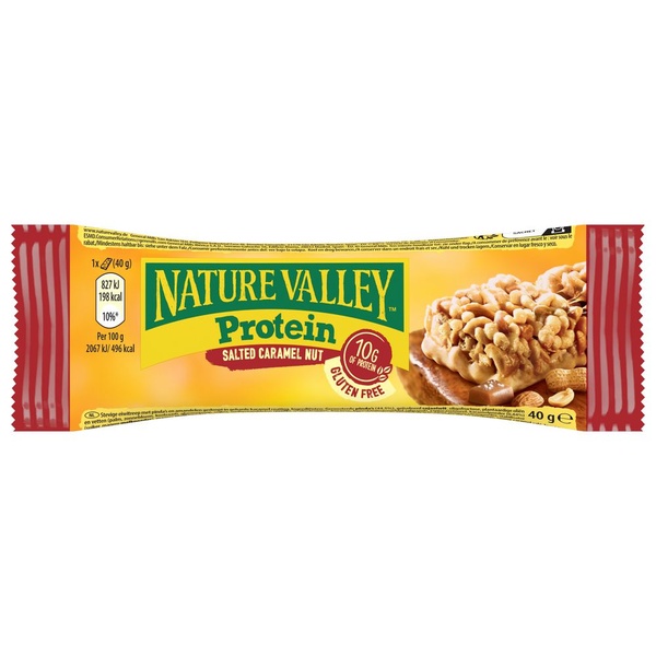 Nature Valley proteïne reep salted caramel voorkant