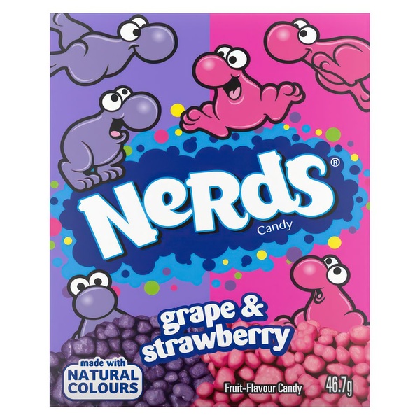 Nerds snoep grape & strawberry voorkant