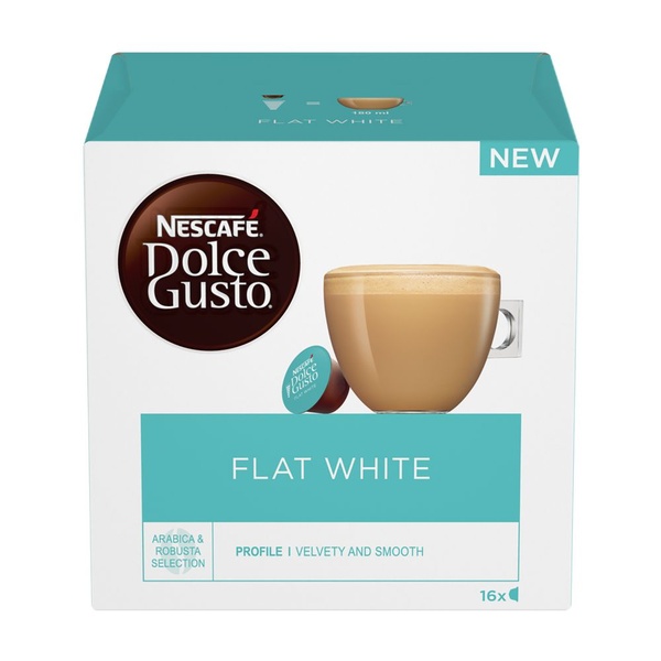 Nescafé koffiecapsules flat white voorkant