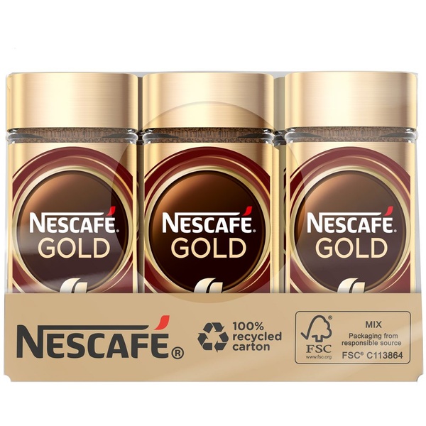 Nescafé Oploskoffie Gold Melange voorkant