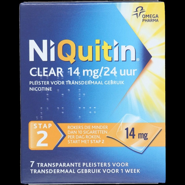Niquitin pleisters voorkant