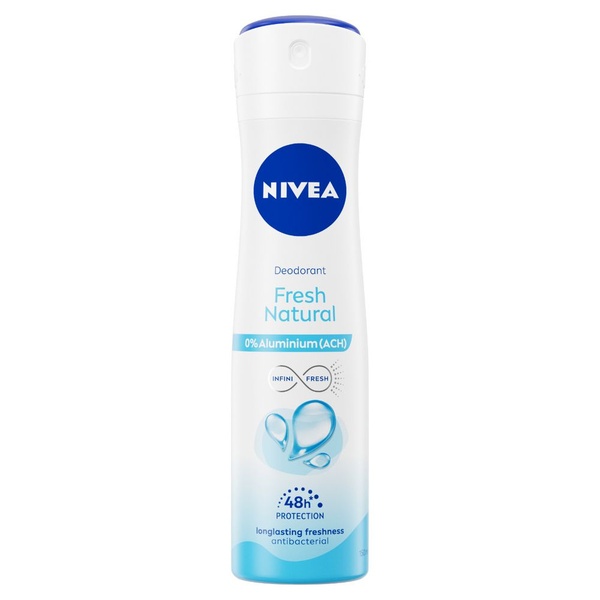 Nivea deodorant fresh natural spray voorkant