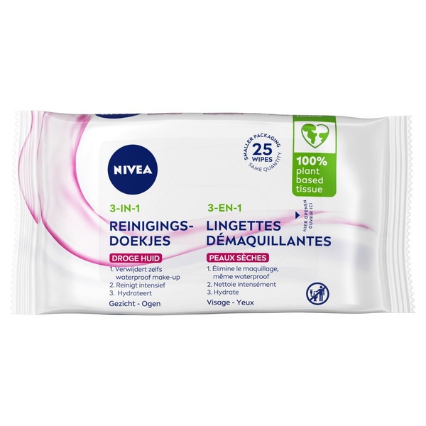 Nivea reinigingsdoekjes 3in1 voorkant