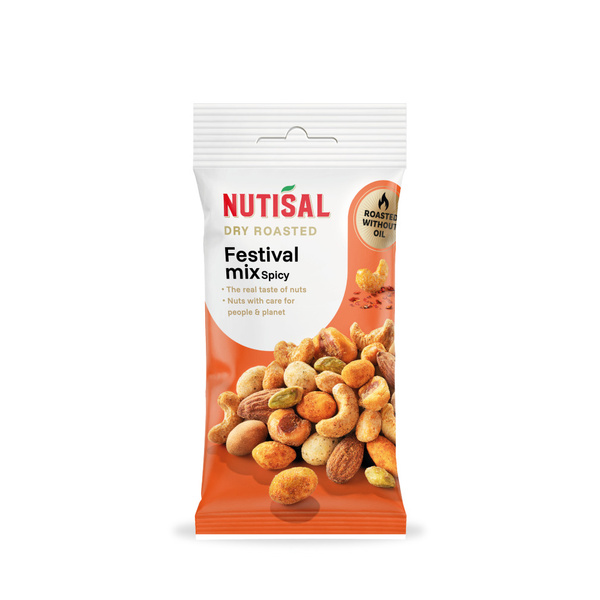 Nutisal Nutisal Notenmix Festival mix Spicy voorkant