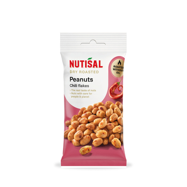 Nutisal Nutisal Pinda's Dry Roasted Chili Flakes voorkant