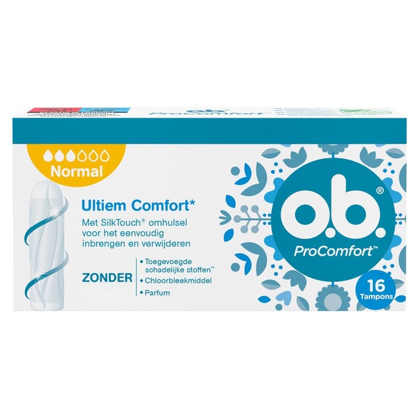 o.b. tampon procomfort normaal voorkant