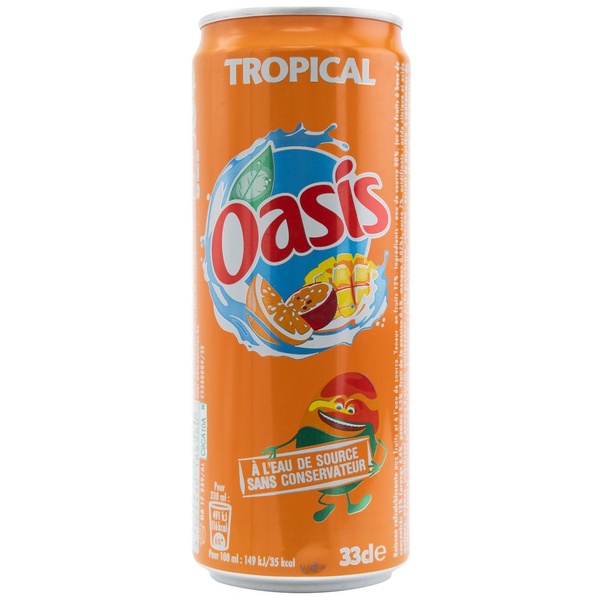 Oasis frisdrank tropical voorkant