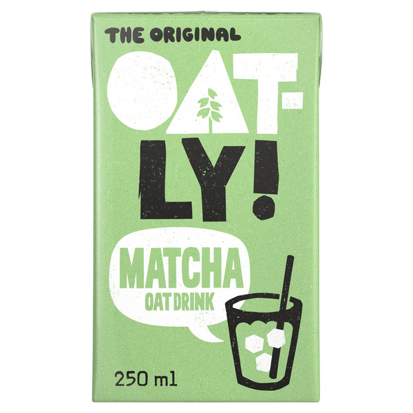 Oatly matcha oat drink voorkant