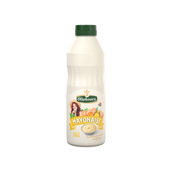 Oliehoorn Oliehoorn Mayonaise 80% Knijpfles 750 ml voorkant