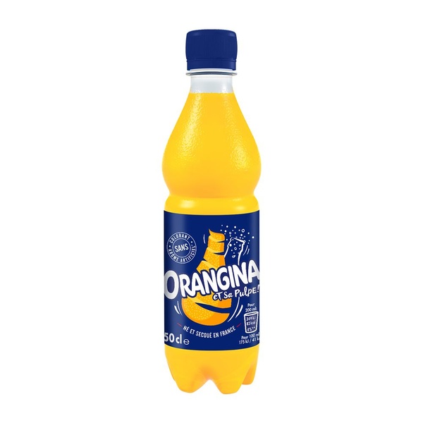 Orangina frisdrank orange voorkant