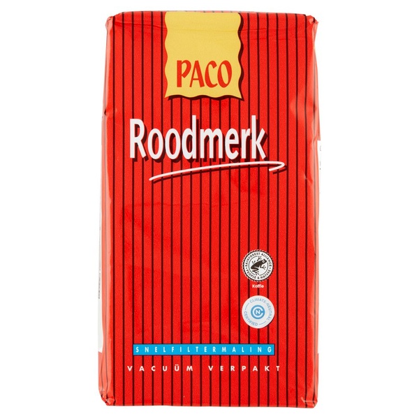 Paco snelfilterkoffie roodmerk voorkant