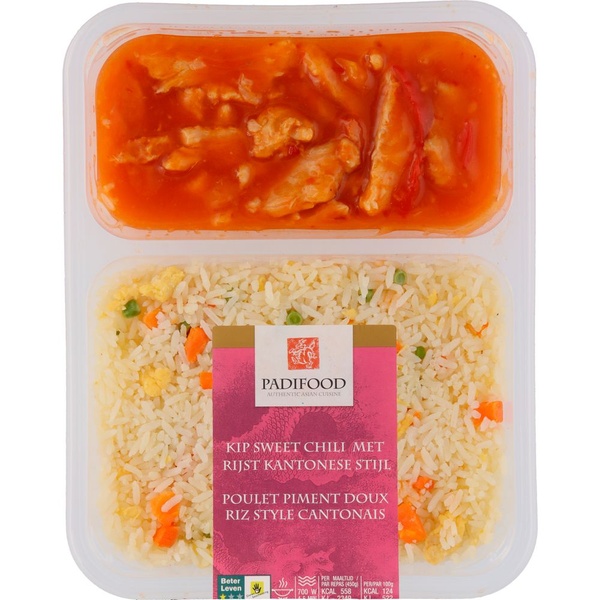 Padifood kip sweet chili voorkant
