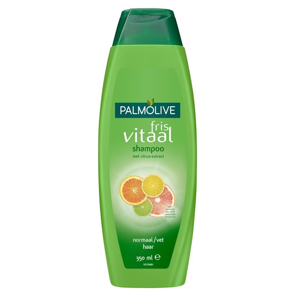 Palmolive shampoo fris en vitaal voorkant
